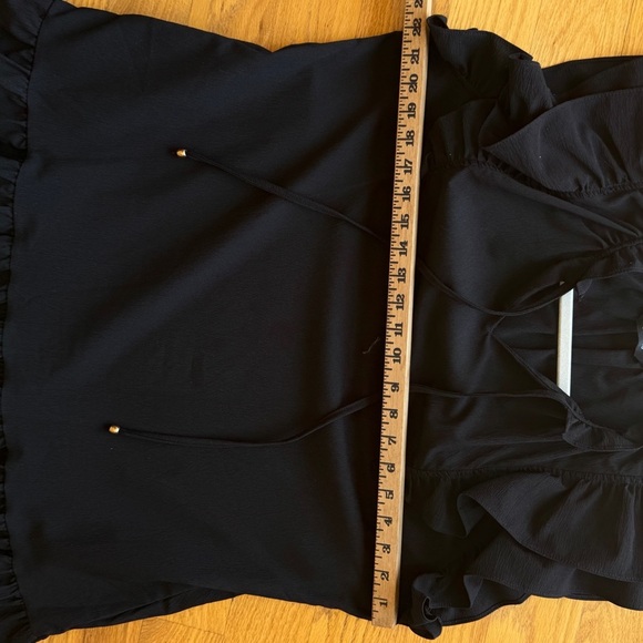 Black Ruffled Dress - Picture 6 of 11